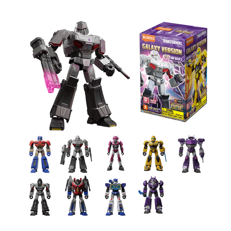 Blokees - Transformers - Galaxy Version - 07 - One Wave 2 (Set Completo)