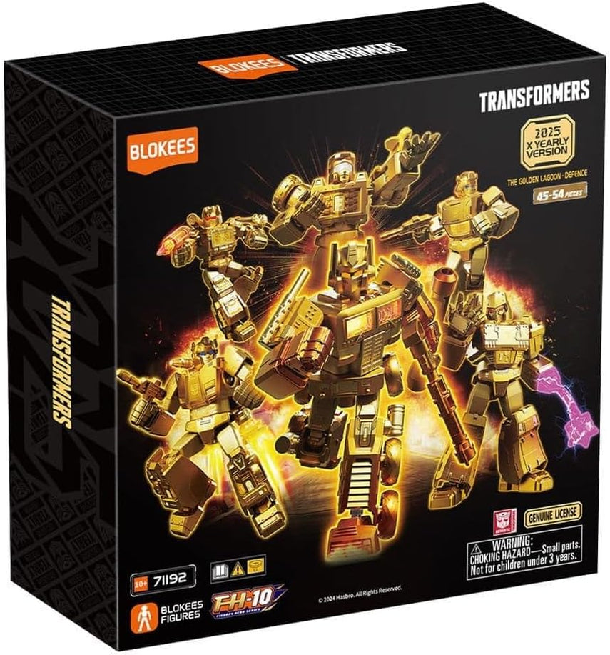Blokees - Transformers - X Yearly Version 2025 - The Golden Lagoon: Defense (Set Completo / 6 Figuras)