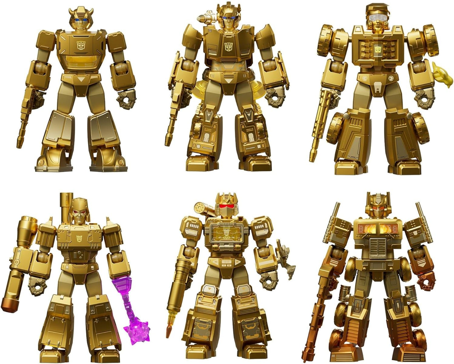 Blokees - Transformers - X Yearly Version 2025 - The Golden Lagoon: Defense (Set Completo / 6 Figuras)