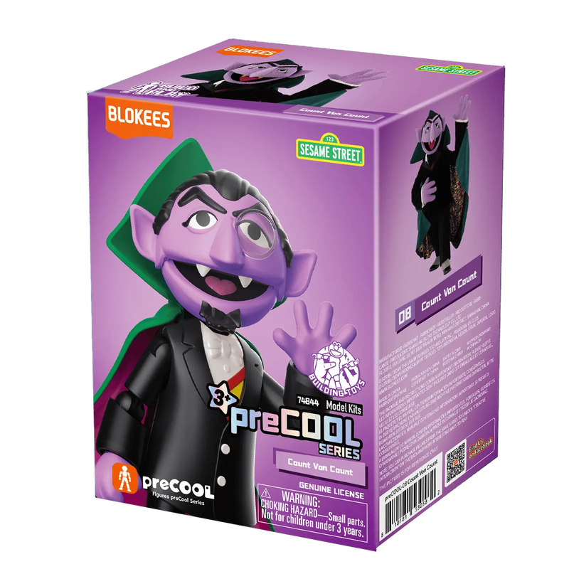 El Conde Contar / The Count (Plaza Sésamo) - Blokees preCOOL Serie 02 - Figura Armable