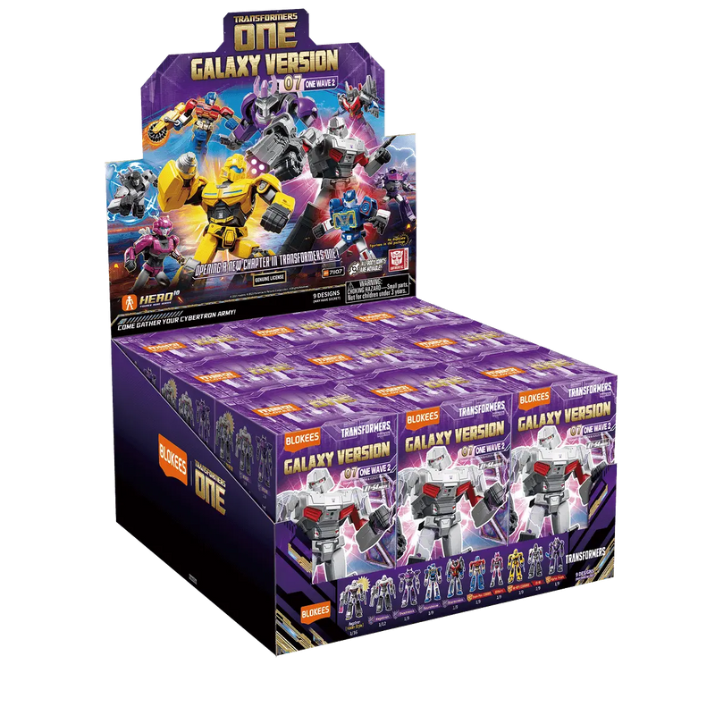 Blokees - Transformers - Galaxy Version - 07 - One Wave 2 (Set Completo)